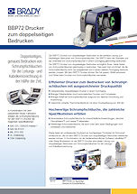 Datenblatt BBP72 Schrumpfschlauchdrucker