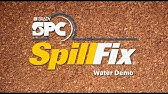 SpillFix-Granulat - Wasser-Öl Demo 